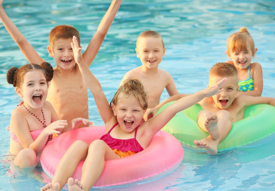 Festa na piscina